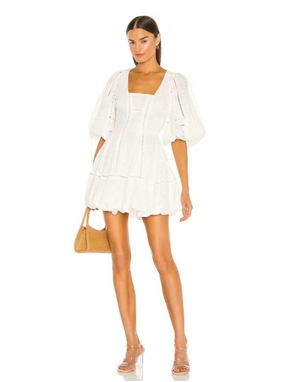 Jonathan Simkhai White Eyelet Broderie Brynn Dress on Sale!